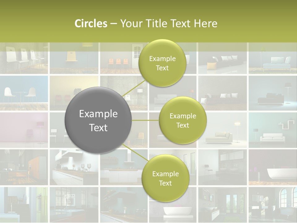 Leuchte Essen Zimmerpflanze PowerPoint Template