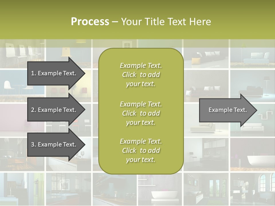 Leuchte Essen Zimmerpflanze PowerPoint Template