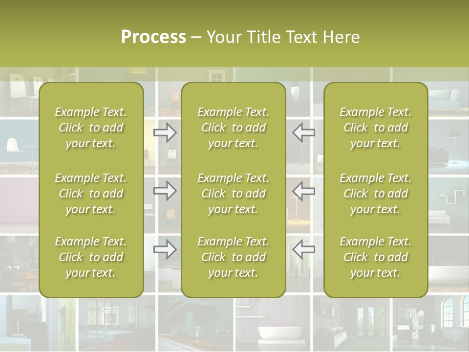 Leuchte Essen Zimmerpflanze PowerPoint Template