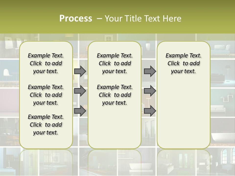 Leuchte Essen Zimmerpflanze PowerPoint Template