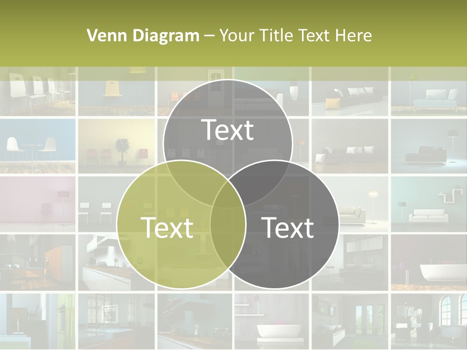 Leuchte Essen Zimmerpflanze PowerPoint Template