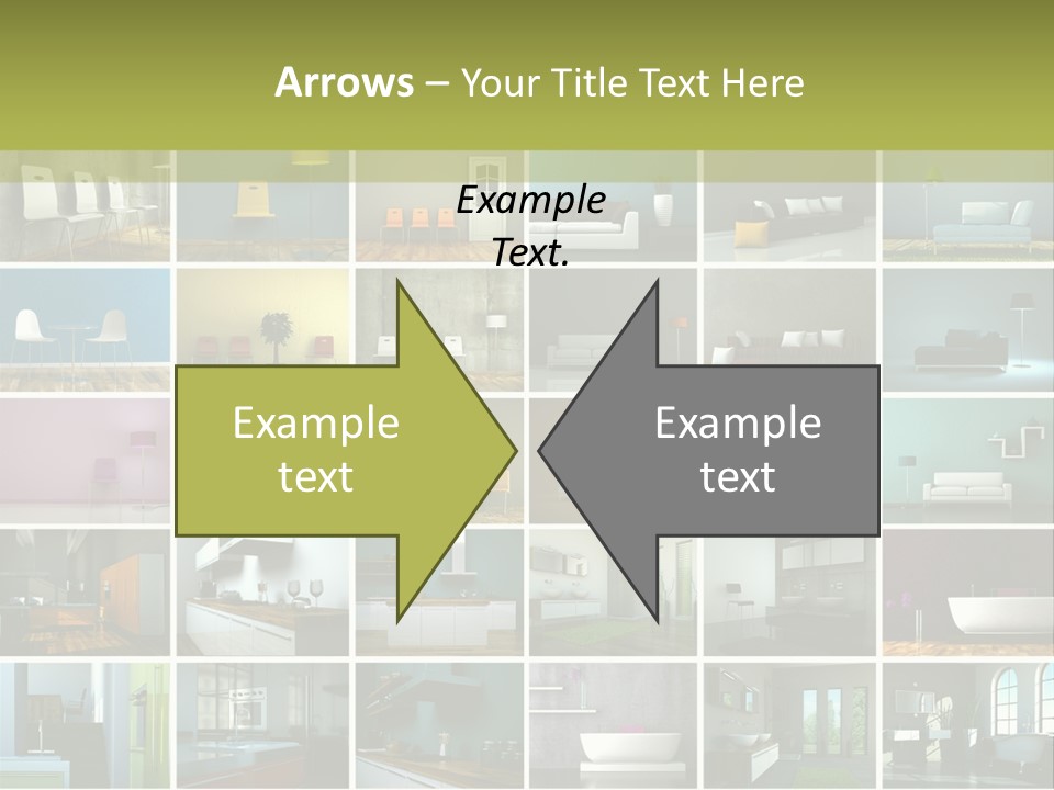 Leuchte Essen Zimmerpflanze PowerPoint Template