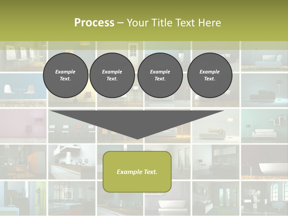 Leuchte Essen Zimmerpflanze PowerPoint Template