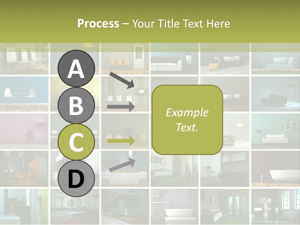 Leuchte Essen Zimmerpflanze PowerPoint Template