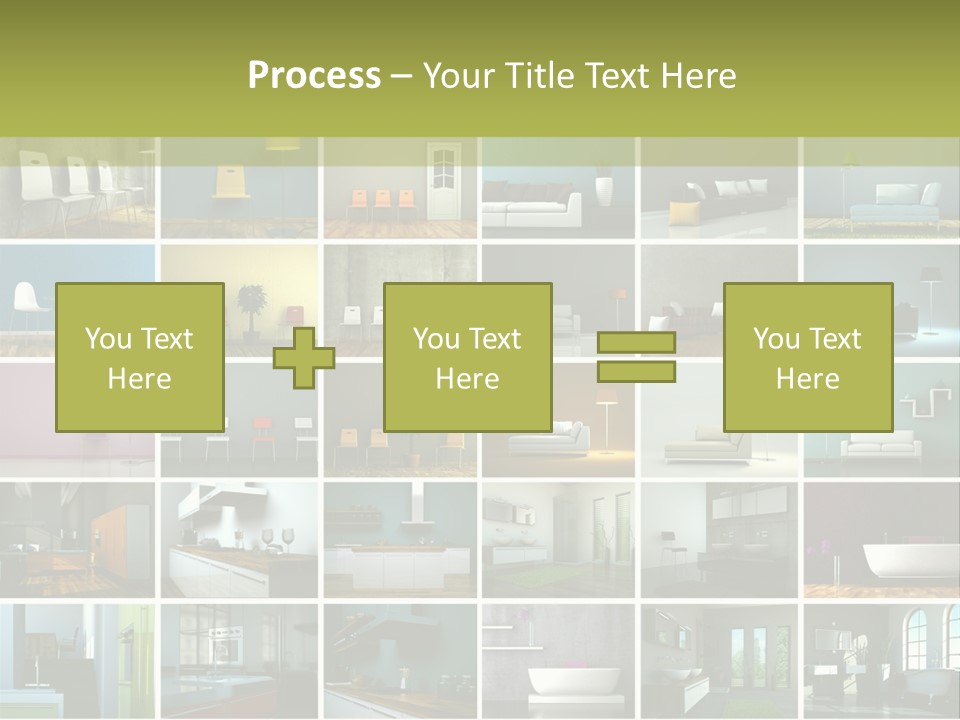 Leuchte Essen Zimmerpflanze PowerPoint Template