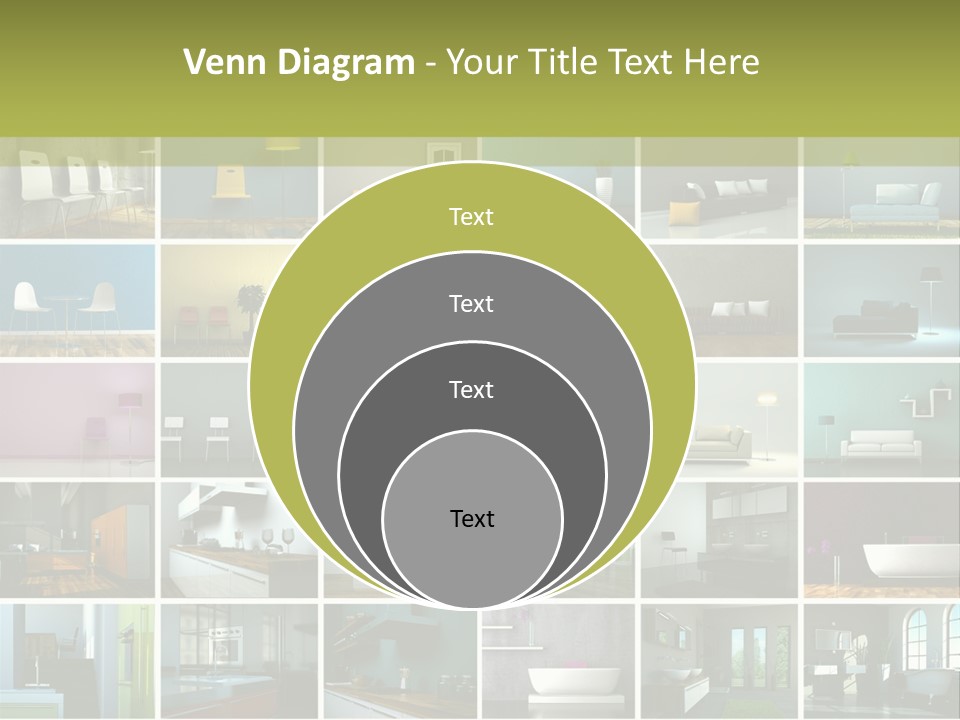Leuchte Essen Zimmerpflanze PowerPoint Template