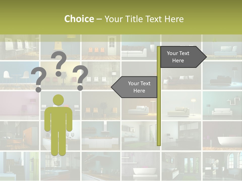 Leuchte Essen Zimmerpflanze PowerPoint Template
