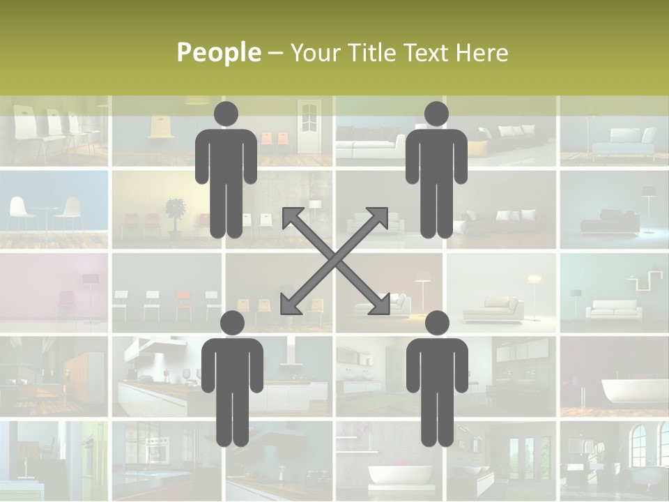 Leuchte Essen Zimmerpflanze PowerPoint Template