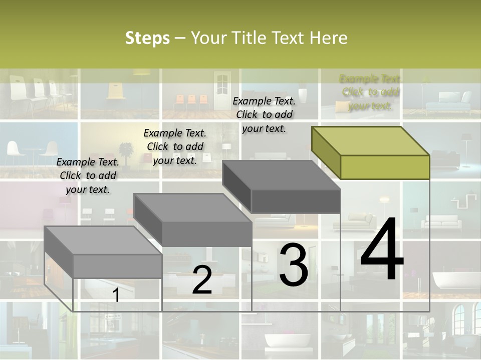 Leuchte Essen Zimmerpflanze PowerPoint Template