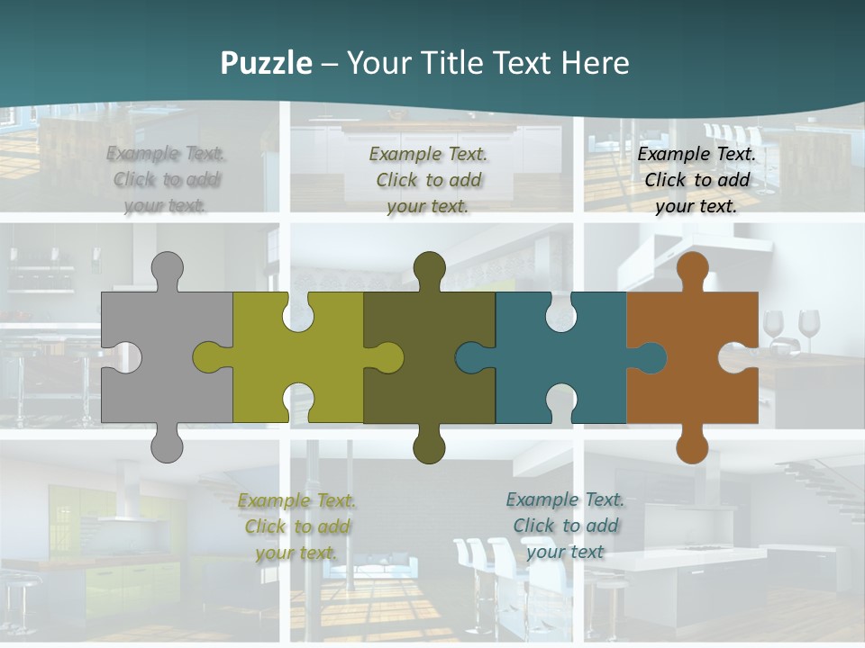 Schattenwurf Kochen Designm PowerPoint Template