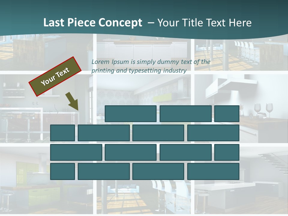Schattenwurf Kochen Designm PowerPoint Template