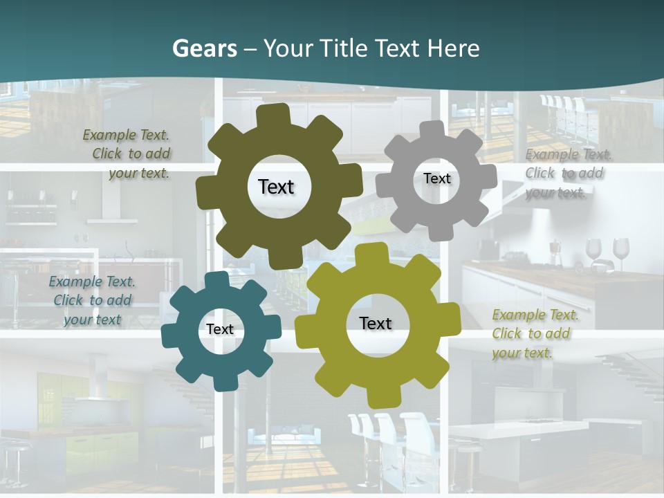 Schattenwurf Kochen Designm PowerPoint Template