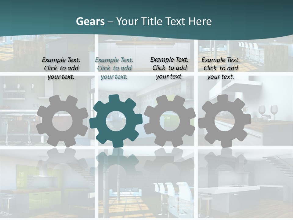 Schattenwurf Kochen Designm PowerPoint Template