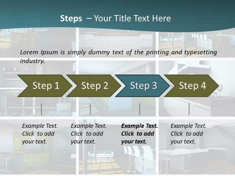 Schattenwurf Kochen Designm PowerPoint Template