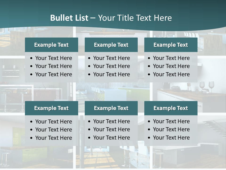 Schattenwurf Kochen Designm PowerPoint Template