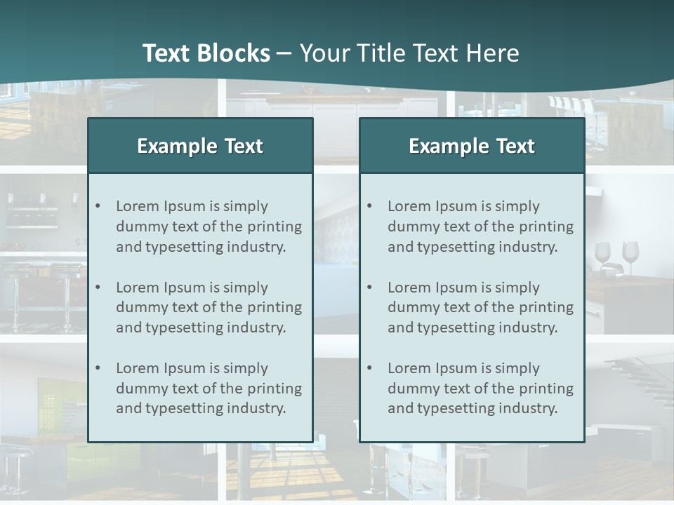 Schattenwurf Kochen Designm PowerPoint Template