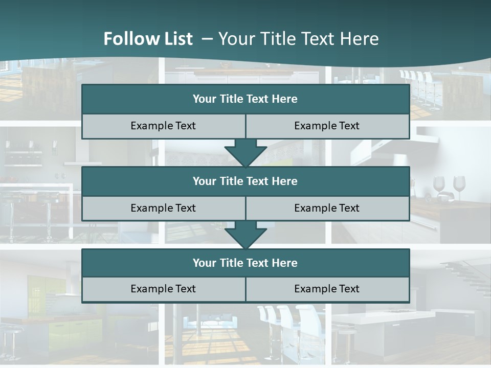 Schattenwurf Kochen Designm PowerPoint Template