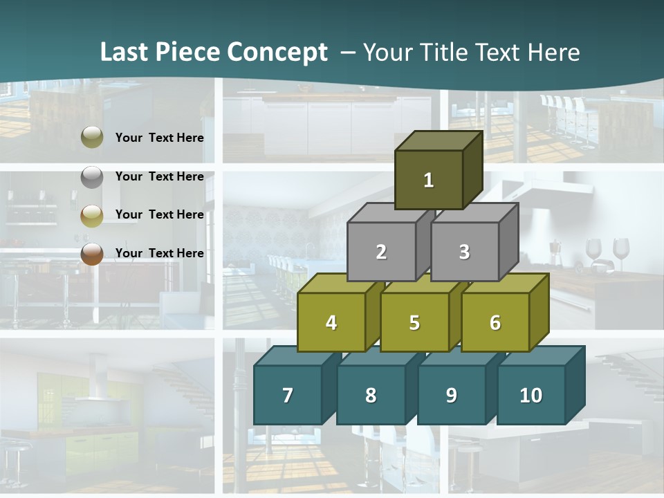 Schattenwurf Kochen Designm PowerPoint Template