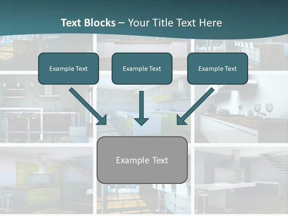 Schattenwurf Kochen Designm PowerPoint Template