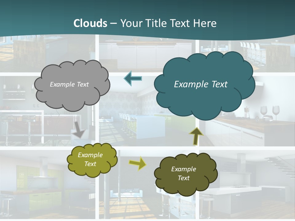 Schattenwurf Kochen Designm PowerPoint Template
