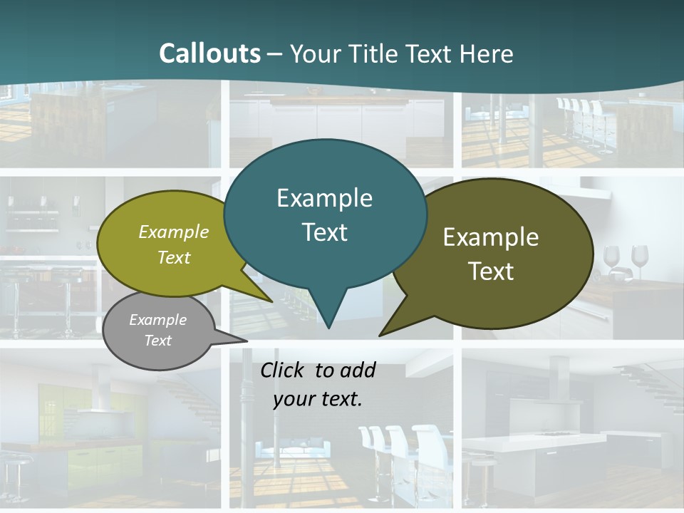 Schattenwurf Kochen Designm PowerPoint Template