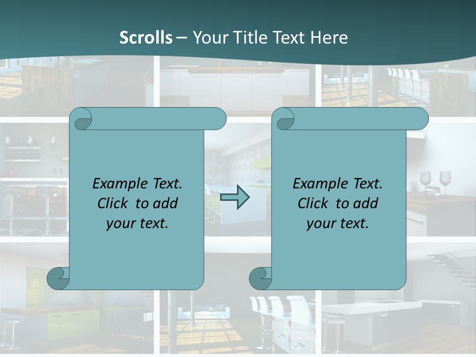 Schattenwurf Kochen Designm PowerPoint Template
