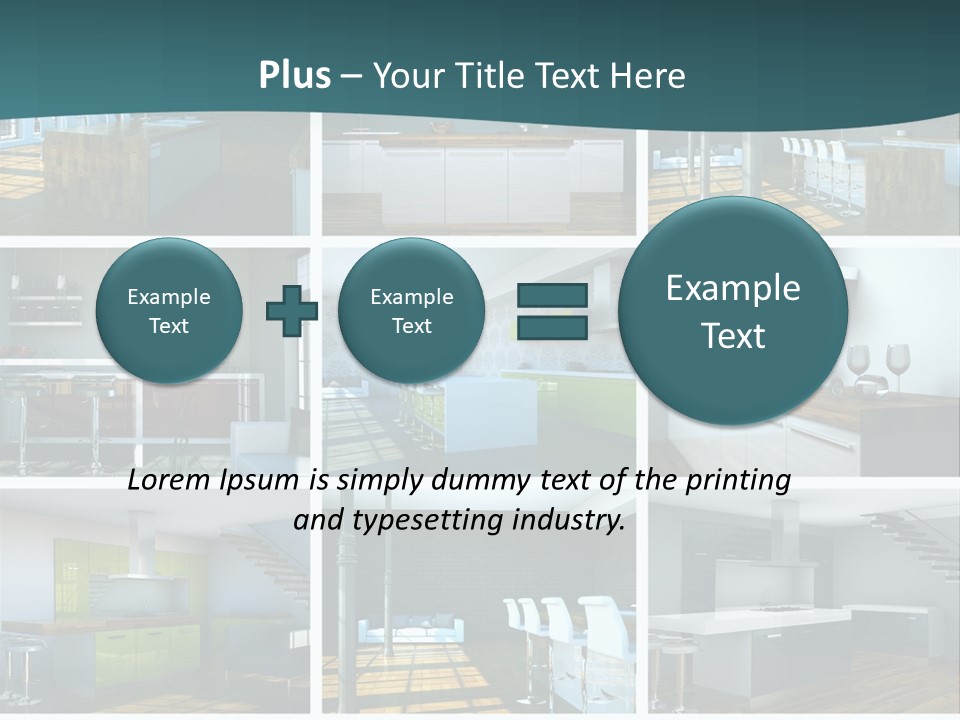Schattenwurf Kochen Designm PowerPoint Template