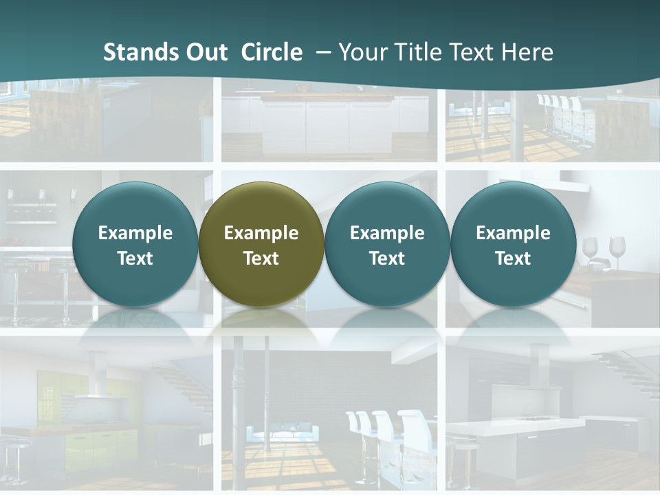 Schattenwurf Kochen Designm PowerPoint Template