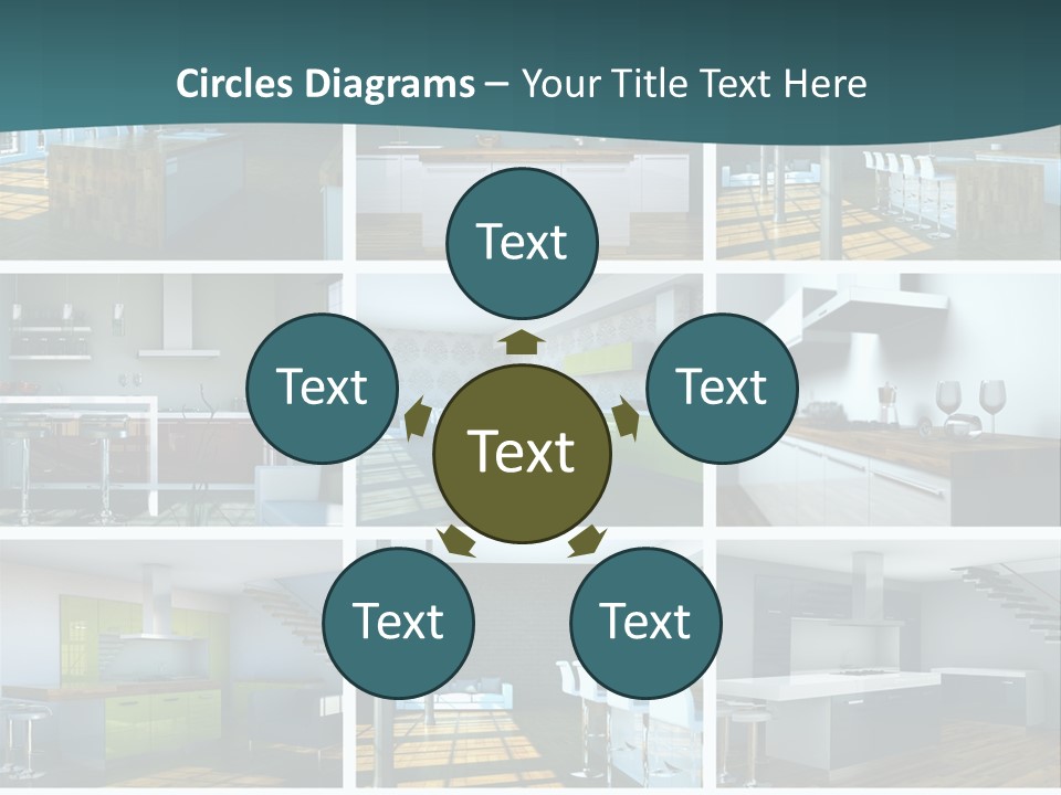 Schattenwurf Kochen Designm PowerPoint Template