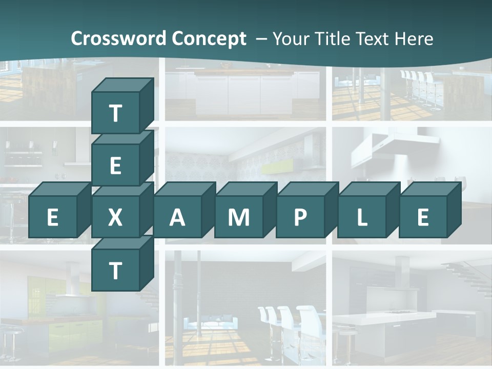 Schattenwurf Kochen Designm PowerPoint Template