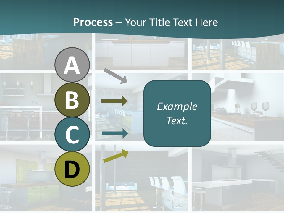 Schattenwurf Kochen Designm PowerPoint Template