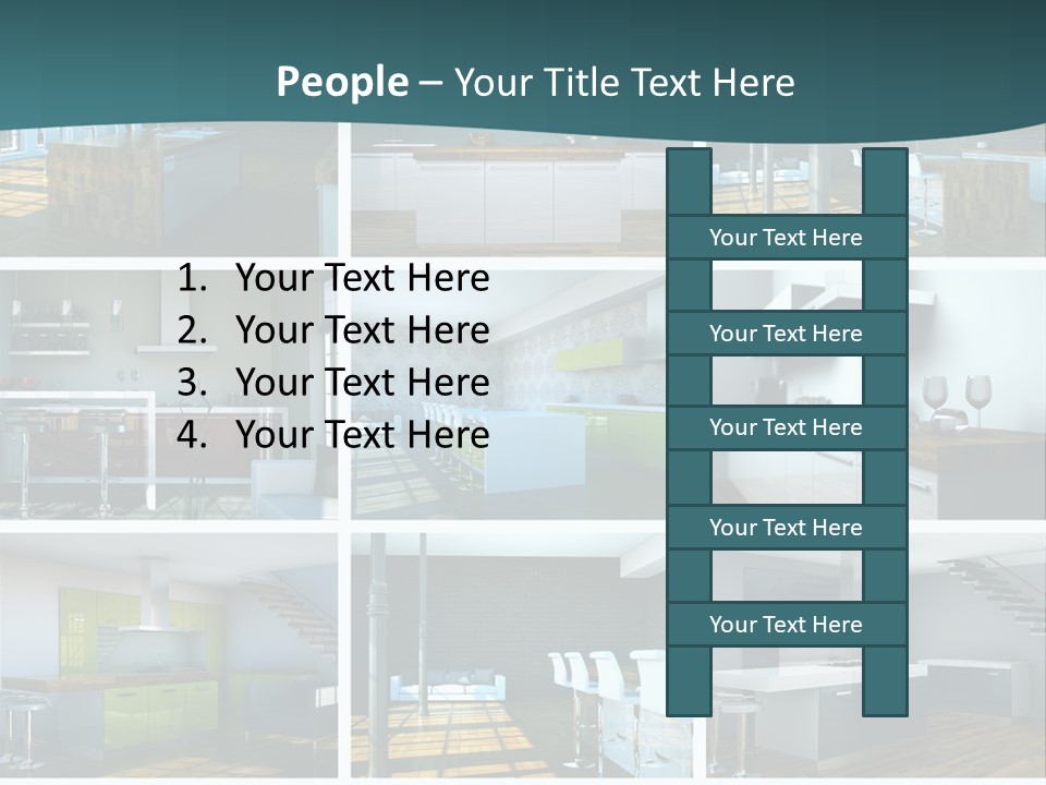 Schattenwurf Kochen Designm PowerPoint Template