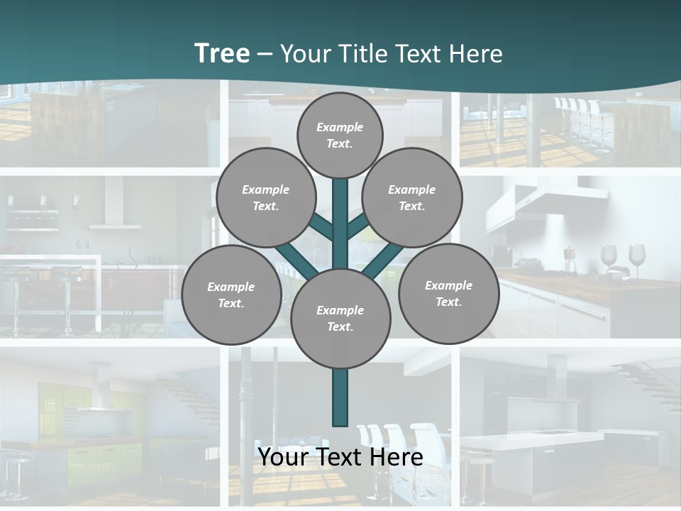 Schattenwurf Kochen Designm PowerPoint Template