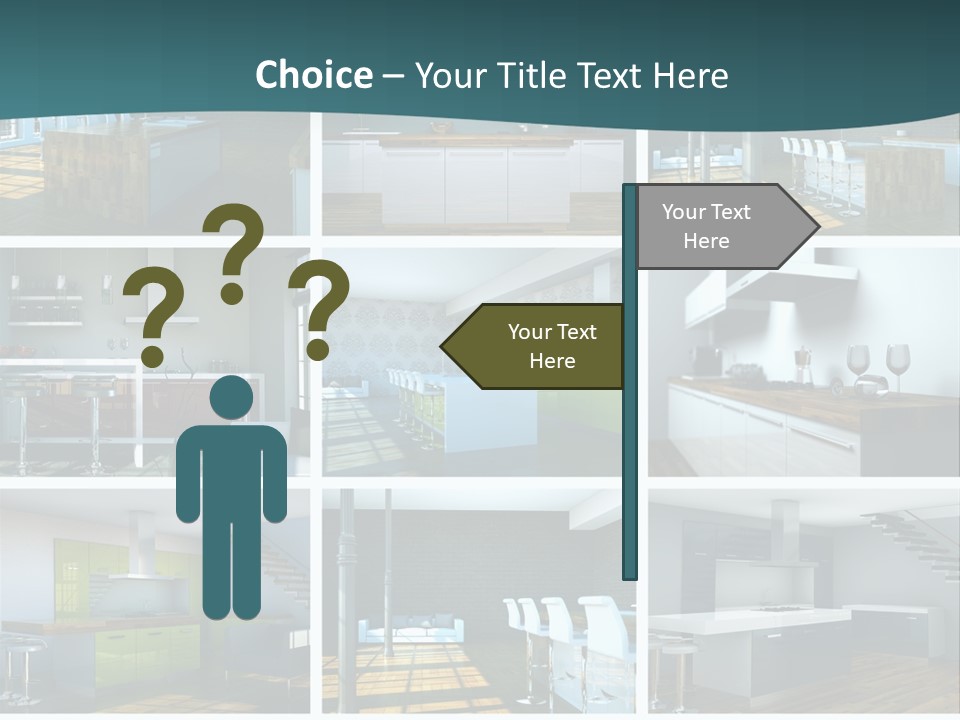 Schattenwurf Kochen Designm PowerPoint Template