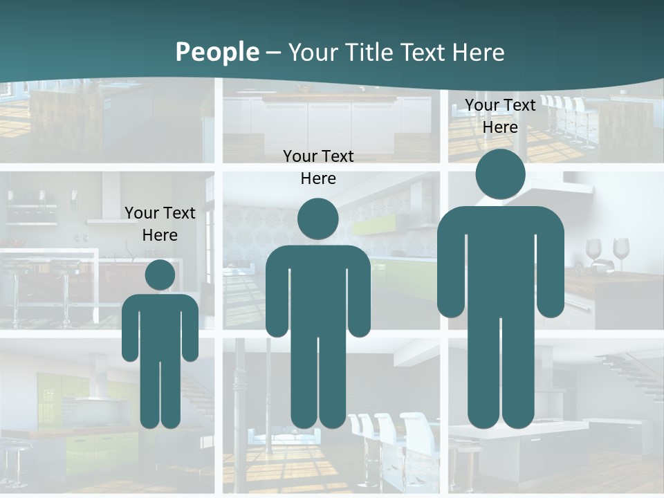 Schattenwurf Kochen Designm PowerPoint Template