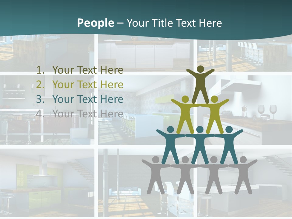 Schattenwurf Kochen Designm PowerPoint Template