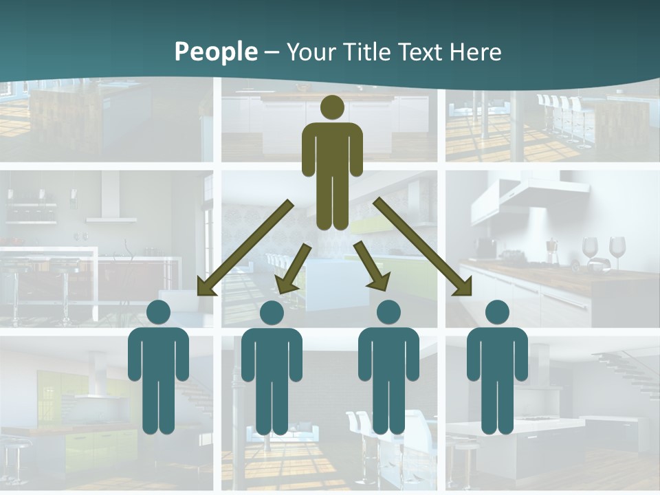 Schattenwurf Kochen Designm PowerPoint Template