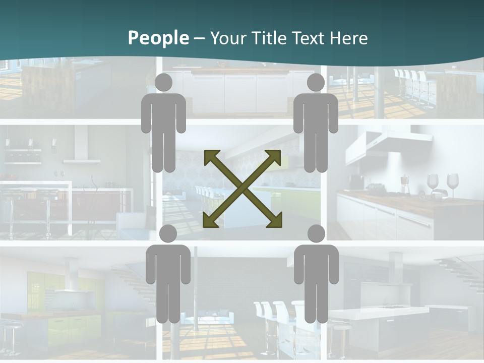 Schattenwurf Kochen Designm PowerPoint Template