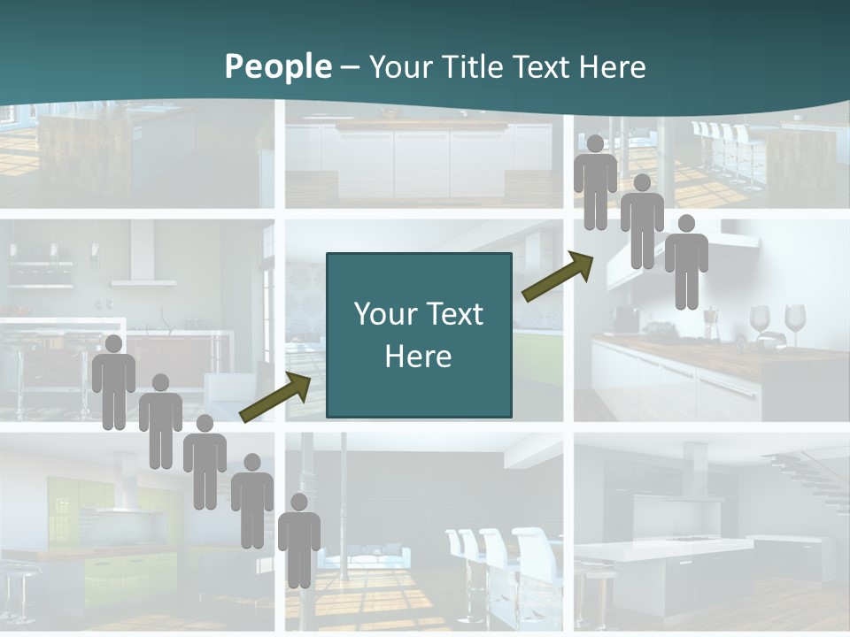 Schattenwurf Kochen Designm PowerPoint Template