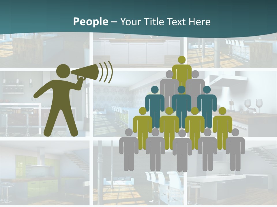 Schattenwurf Kochen Designm PowerPoint Template