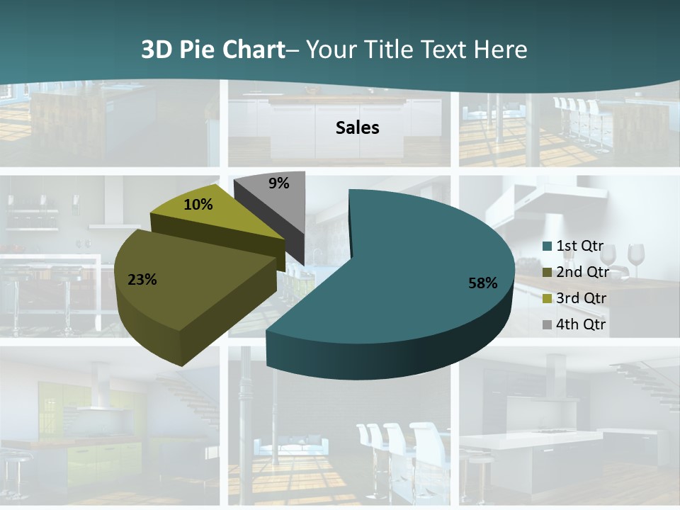 Schattenwurf Kochen Designm PowerPoint Template