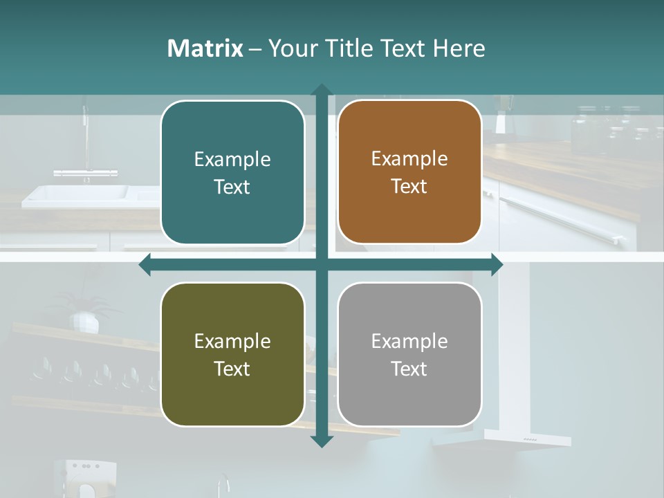 Schatten Architektur Koch PowerPoint Template