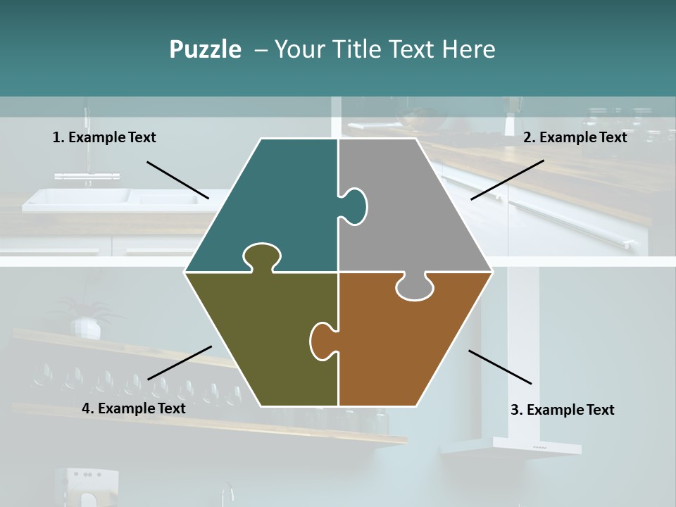Schatten Architektur Koch PowerPoint Template