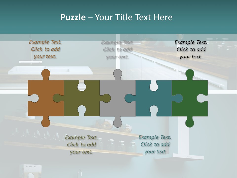Schatten Architektur Koch PowerPoint Template