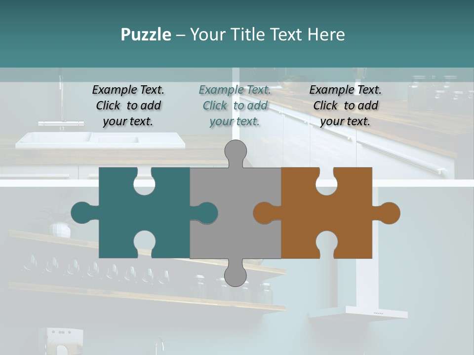 Schatten Architektur Koch PowerPoint Template