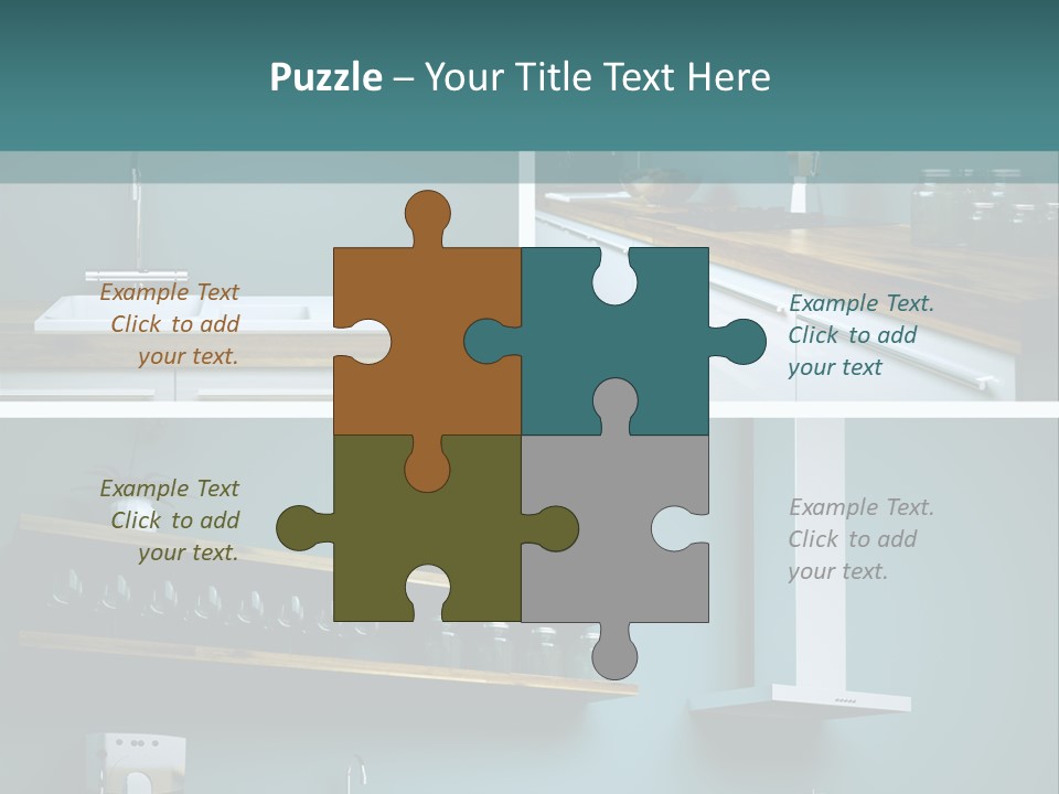 Schatten Architektur Koch PowerPoint Template