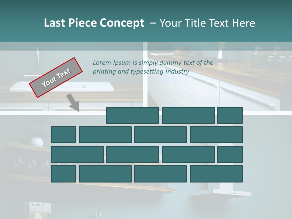 Schatten Architektur Koch PowerPoint Template