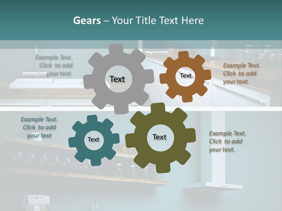 Schatten Architektur Koch PowerPoint Template