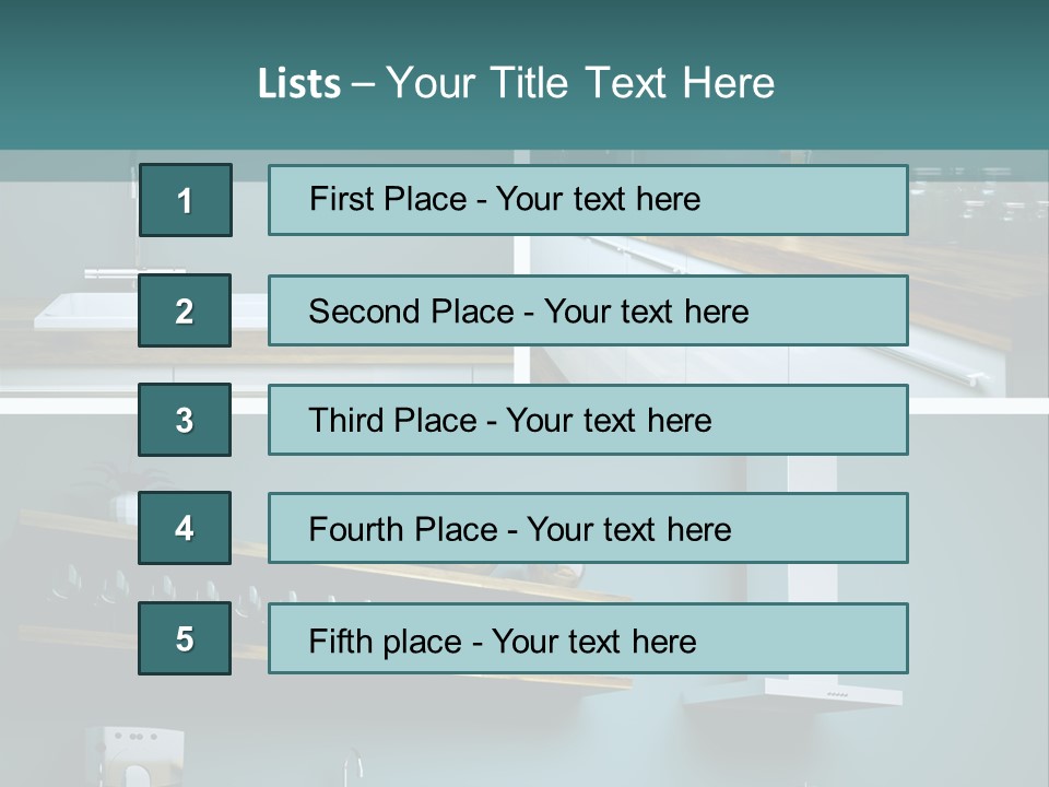 Schatten Architektur Koch PowerPoint Template