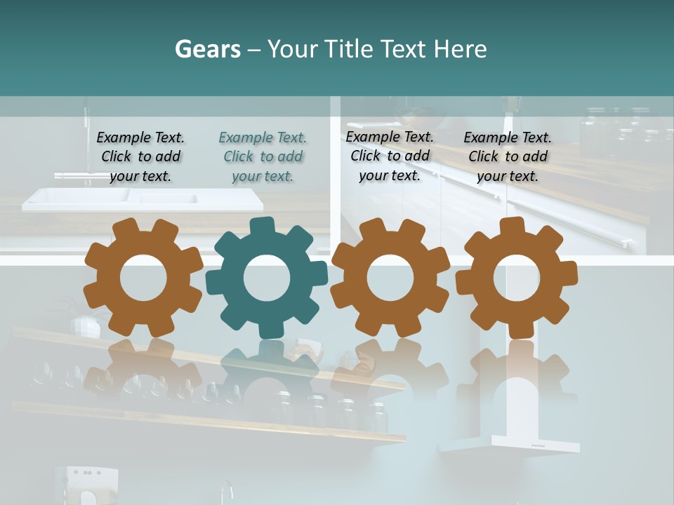 Schatten Architektur Koch PowerPoint Template